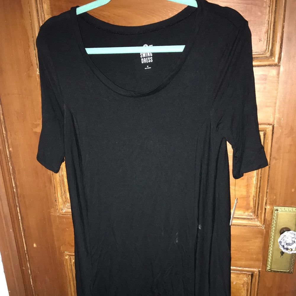 Black T-shirt Dress